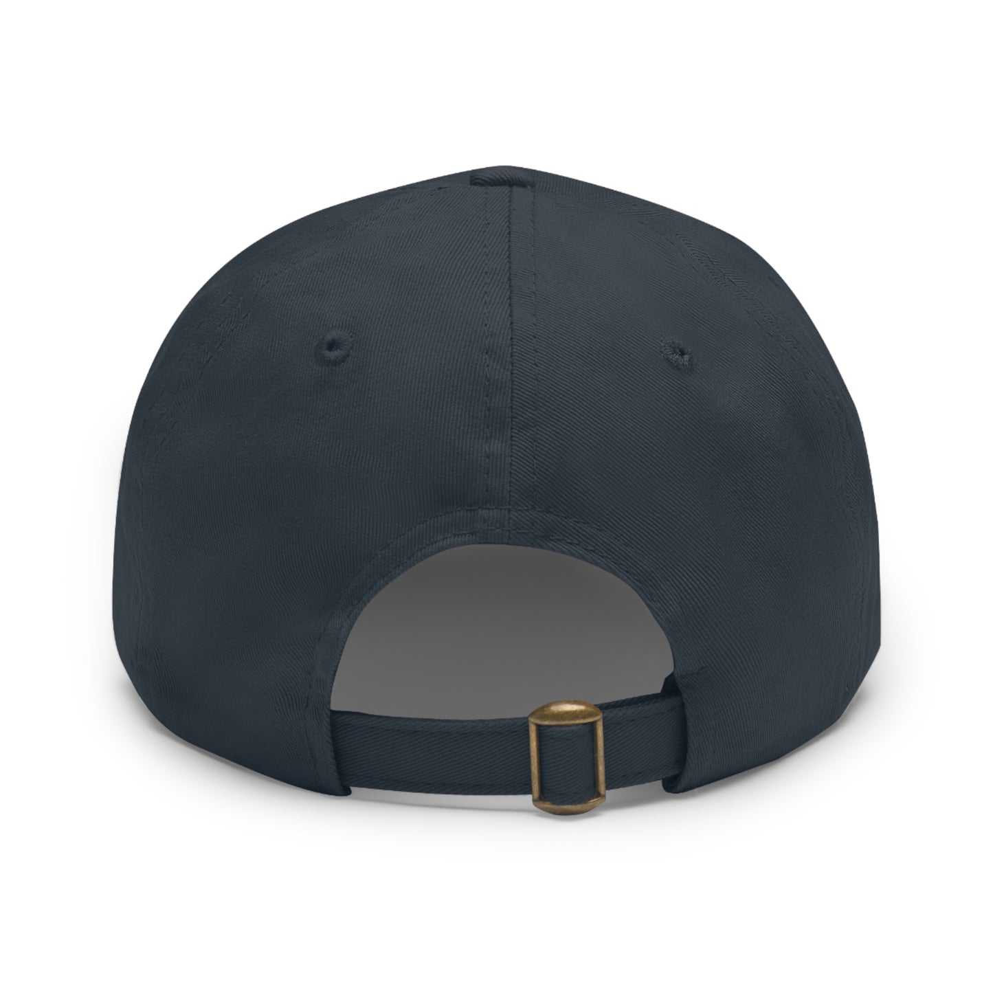 "Dad On A Mission" Dad Hat with Leather Patch