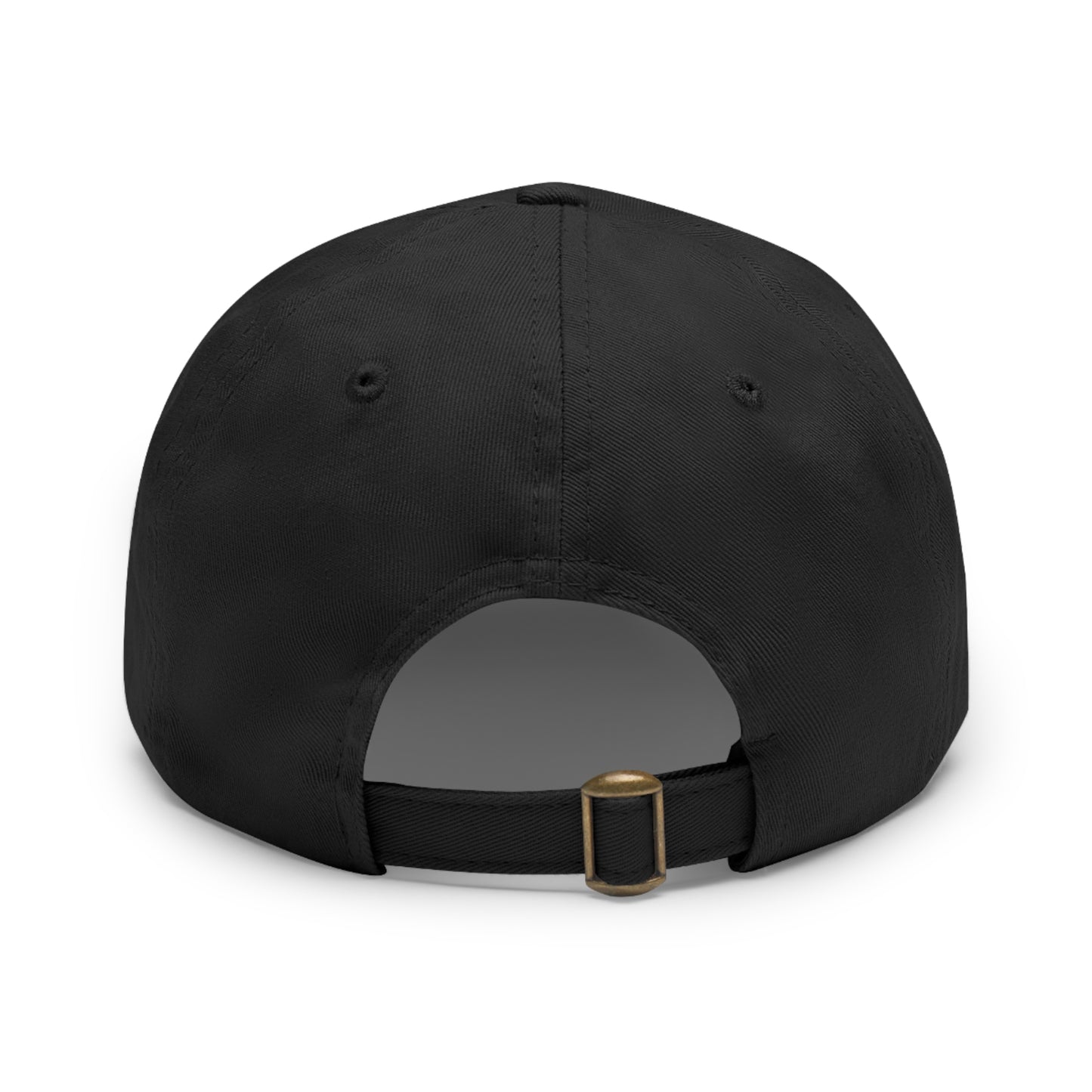 "Dad On A Mission" Dad Hat with Leather Patch