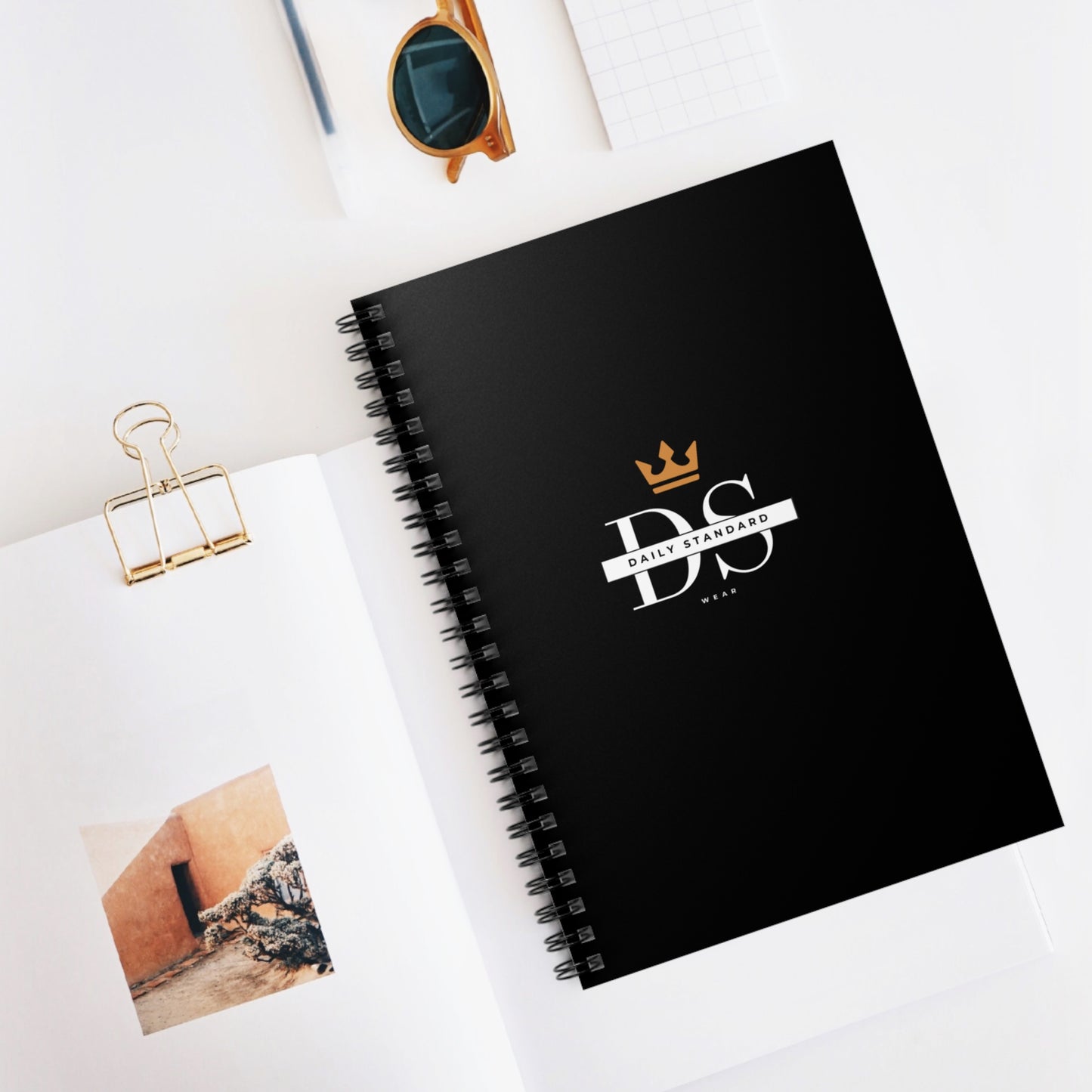 Stylish Spiral Notebook - Daily Standard | Perfect for Students, Writers, Journaling, Gifts, and Note-Taking